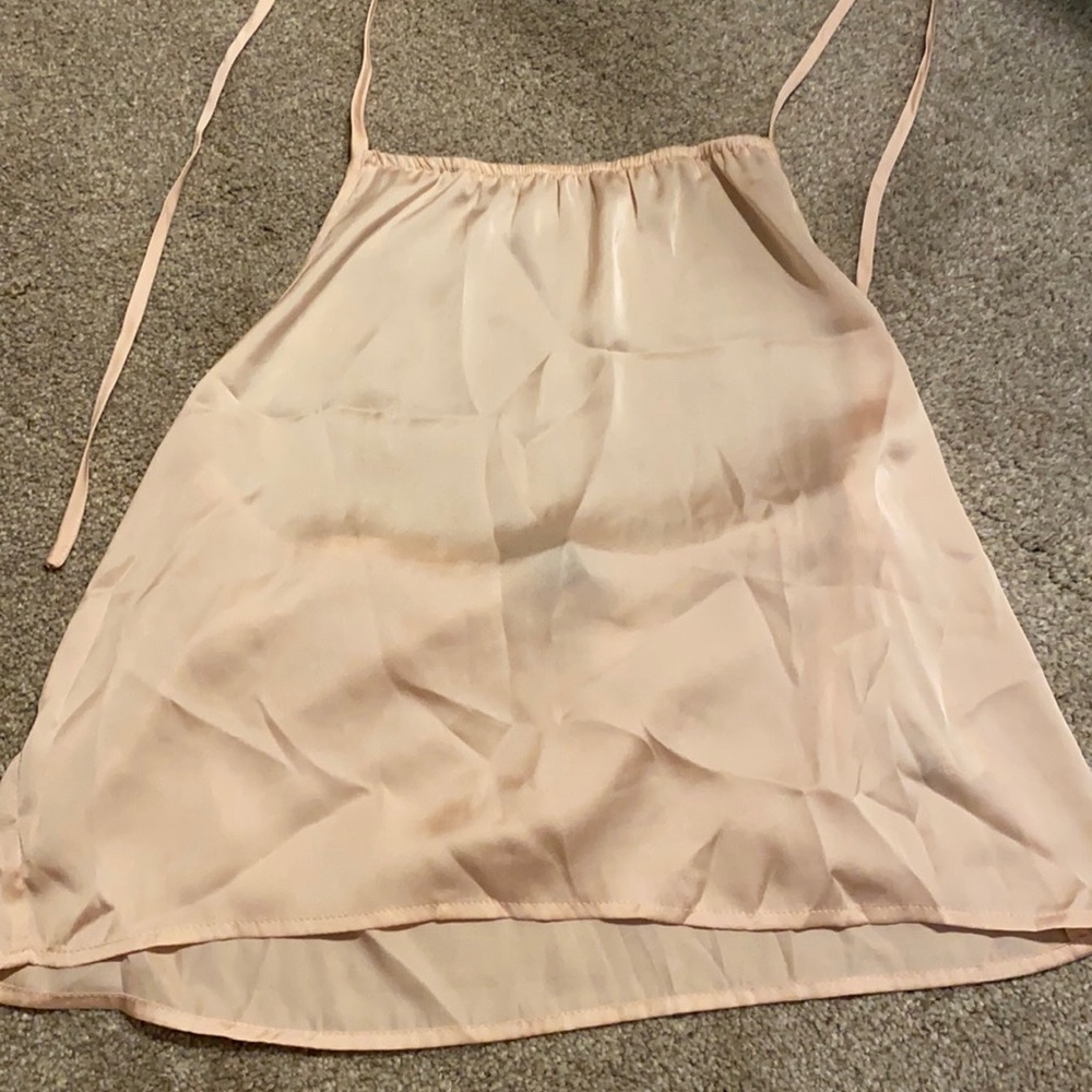 Open back halter top never worn!!!